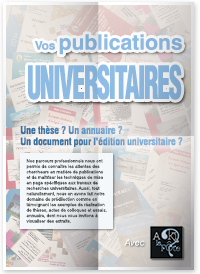 Vos publications universitaires